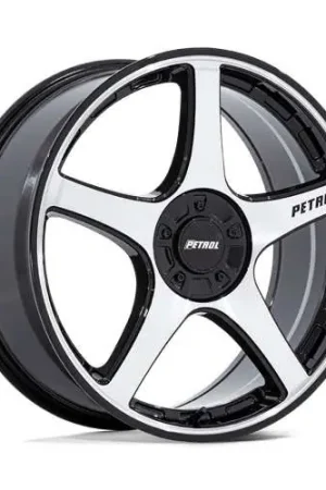 Petrol Pe003 P2E Wheel 20x8.5 5x112 & 5x120 Gloss Black w/ Machined Face 35mm While Supplies Last