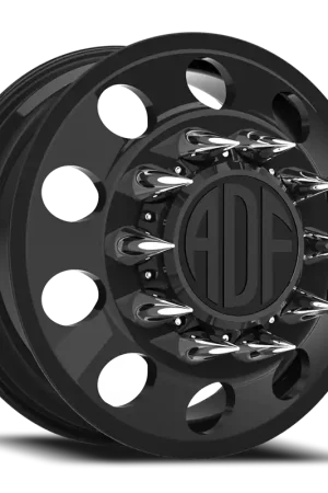Adf Classic Dually Wheel 24x8.25 8x165.1 Gloss Black 144mm - MINIMUM PURCHASE OF 4 - FREE T-SHIRT INCLUDED! Affordable