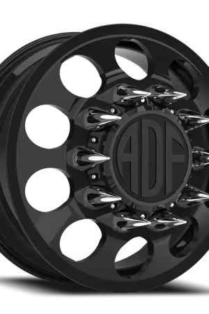 Original Adf Big Mac Dually Wheel 24x8.25 8x210 Gloss Black 144mm - MINIMUM PURCHASE OF 4 - FREE T-SHIRT INCLUDED!