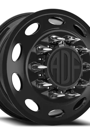 Adf Peterson Dually Wheel 24x8.25 10x225 Gloss Black 144mm - MINIMUM PURCHASE OF 4 - FREE T-SHIRT INCLUDED! Direct From Manufacturer