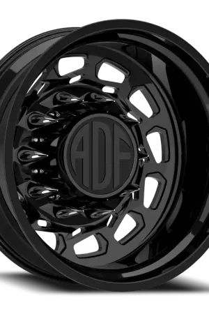 Adf Payload Left Dually - Wheel 24x8.25 8x165.1 Gloss Black -167mm - MINIMUM PURCHASE OF 4 - FREE T-SHIRT INCLUDED! Popular
