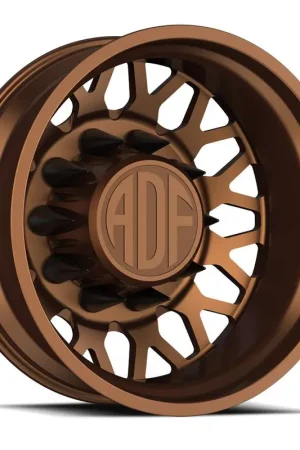 Adf Hot Shot Dually Wheel 24x8.25 8x200 Bronze -167mm - MINIMUM PURCHASE OF 4 - FREE T-SHIRT INCLUDED! Best Choice