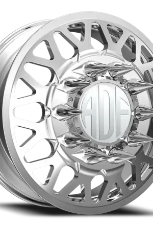 Adf Hot Shot Dually - Wheel 22x8.25 8x165.1 Polished 144mm - MINIMUM PURCHASE OF 4 - FREE T-SHIRT INCLUDED! Genuine