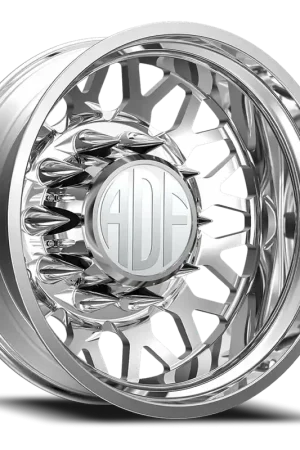 Adf Hot Shot Dually Wheel 28x8.25 8x170 Polished -156mm - MINIMUM PURCHASE OF 4 - FREE T-SHIRT INCLUDED! Grab Now