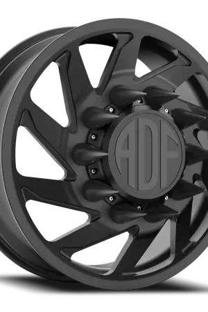 Bargain Adf Contractor Left Dually Wheel 26x8.25 10x225 Satin Black 132mm - MINIMUM PURCHASE OF 4 - FREE T-SHIRT INCLUDED!