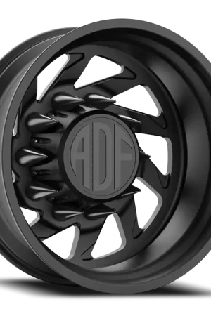 Buy Today Adf Contractor Right Dually Wheel 28x8.25 8x200 Satin Black -156mm - MINIMUM PURCHASE OF 4 - FREE T-SHIRT INCLUDED!