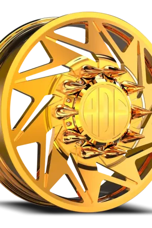 Adf Flex Right Dually Wheel - 20x8.25 8x165.1 24K Gold 144mm - MINIMUM PURCHASE OF 4 - FREE T-SHIRT INCLUDED! Discount