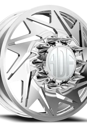 Order Now Adf - Flex Right Dually Wheel 22x8.25 8x165.1 Polished 144mm - MINIMUM PURCHASE OF 4 - FREE T-SHIRT INCLUDED!