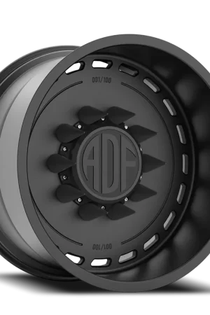 Adf Ltd Dually Wheel 24x12 8x200 Satin Black -40mm - MINIMUM PURCHASE OF 4 - FREE T-SHIRT INCLUDED! Hassle-Free Returns