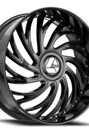 Azara Azx-101 Wheel 30x9.5 6x135 & 6x139.7 Gloss Black 22mm - MINIMUM PURCHASE OF 4 WHEELS Crafted