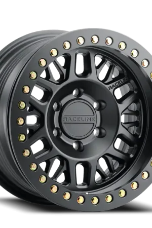 Raceline Rt951B Ryno Beadlock Wheel 17x9 5x127 Satin Black -12mm - FREE T-SHIRT INCLUDED! Don’t Miss Out