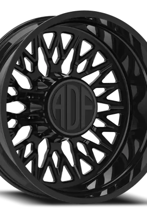 Luxury Adf Techno Mesh Dually - Wheel 20x8.25 8x165.1 Gloss Black -167mm - MINIMUM PURCHASE OF 4 - FREE T-SHIRT INCLUDED!