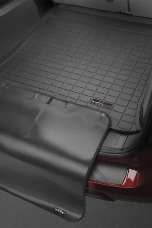 Weekend Sale Weathertech Cargo Liner w/Bumper Protector Black Behind 2nd Row Seating BHTJ 401542SK