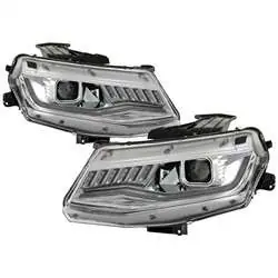 Buy Online Spyder Projector Headlights - Sequential Turn Signal - Chrome FCLH 5087348