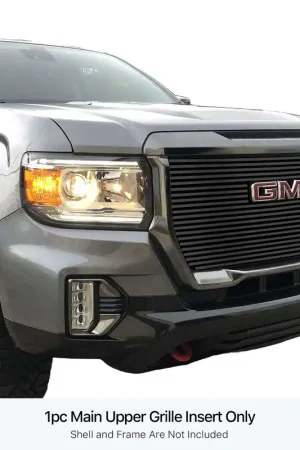 Professional Grade APS Black Stainless Steel Billet Grille APS GR07FEJ49J