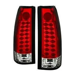 Spyder LED Tail Lights - Red Clear FCLH 5001375 Special Discount