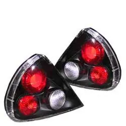 Spyder Euro Style Tail Lights - Black FCLH 5006493 Clearance
