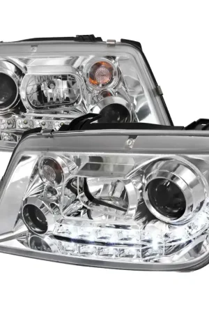 Best Price Spec-D Chrome Halo Projector Headlights SPE LHP-JET99-8-TM