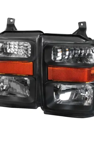Editor’s Pick Spec-D Black Euro Headlights SPE 2LH-F25008JM-RS