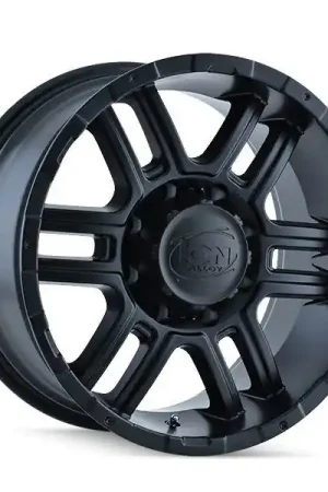 Discount ION Alloy Wheels 179 Matte Black 17x8 10mm Offset 6x135