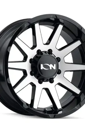 Get Yours ION Alloy Wheels 143 Gloss Black with Machined Face 17x9 -12mm Offset 6x139.7 (6x5.5)