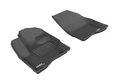Final Sale 3D MAXpider 2010-2019 Ford Taurus Kagu 1st Row Floormat - Black - L1FR01811509