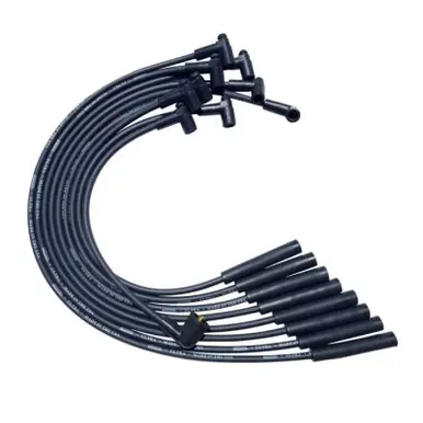 Buy Direct Moroso SB Chrysler Mopar 273/318/340/360 Str Plug HEI Ultra Spark Plug Wire Set - Black - 51055