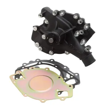 Edelbrock Water Pump High Performance Ford 1970-92 429/460 CI V8 Standard Length Black Finish - 88663 Handmade