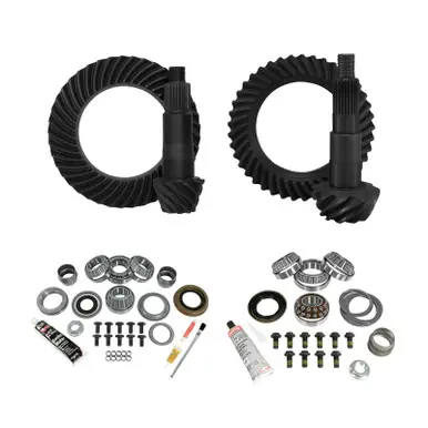 Mega Sale Yukon Gear Gear & Install Kit Package Jeep JL Non-Rubicon D44 (M220) R / D30 (M186) F - 4.88 Ratio - YGK079