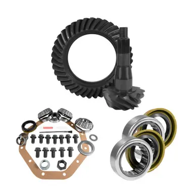 Final Sale Yukon ZF 9.25in CHY 3.21 Rear Ring & Pinion Install Kit Axle Bearings and Seal - YGK2082