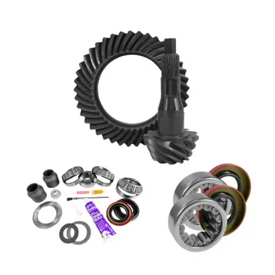 Yukon 9.75in Ford 3.55 Rear Ring & Pinion Install Kit 2.99in OD Axle Bearings and Seals - YGK2094 Bargain