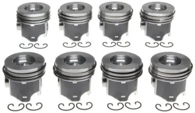 Today Only Mahle OE GM 4.3L V6 DISH STD w/ P Aftermarket Version Piston Set (Set of 6) - 2243470