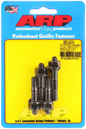 Super Sale ARP Moroso 64927 dual return spring no spacer plate pro series carb stud kit - 300-2424
