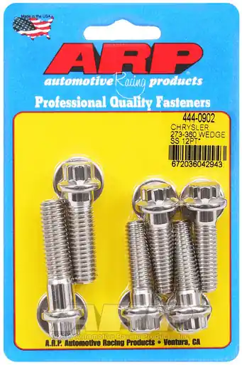 ARP Chrysler 273-360 wedge SS 12pt bellhousing bolt kit - 444-0902 Special Discount