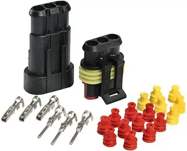 Hella Conn Set 2 Pin Superseal F/ Shutter - 744806801 Flash Sale