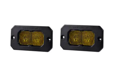 While Supplies Last Diode Dynamics Stage Series 2 In LED Pod Sport - Yellow Fog Flush ABL (Pair) - DD6425P