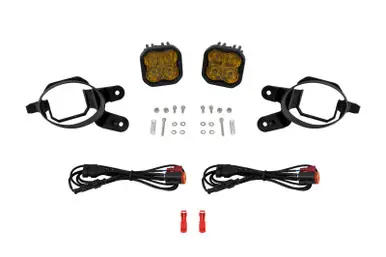 Diode Dynamics 10-13 Lexus IS250C SS3 LED Fog Light Kit (3000K) Sport Yellow SAE Fog - Yellow - DD8358 Price Drop