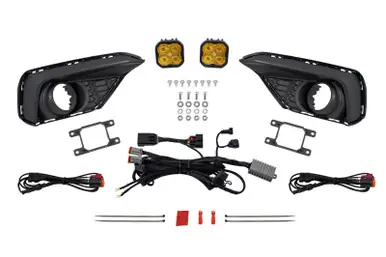 Must Have Diode Dynamics 2028 Ford Mustang EcoBoost SS3 Add-On Fog Lamp Kit  Yellow Pro - DD7964