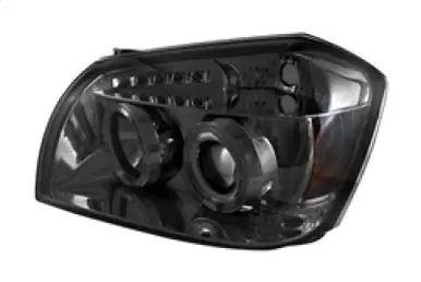 Spyder Dodge Magnum 05-07 Projector Headlights LED Halo LED Smke (Not Included) PRO-YD-DMAG05-LED-SM - 5009890 Bulk Order