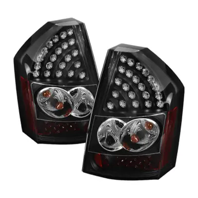 Spyder Chrysler 300C 08-10 LED Tail Lights Black ALT-YD-C308-LED-BK - 5034373 Fast Shipping