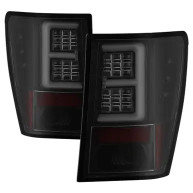 Spyder 07-10 Jeep Grand Cherokee Light Bar LED Tail Lights - Black Smoke ALT-YD-JGC07V2-LB-BSM - 5086662 Hot Picks