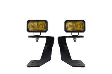 Diode Dynamics 18-21 Subaru Crosstrek Stage Series 2in LED Ditch Light Kit - Sport Yellow Combo - DD6563 Warranty Included