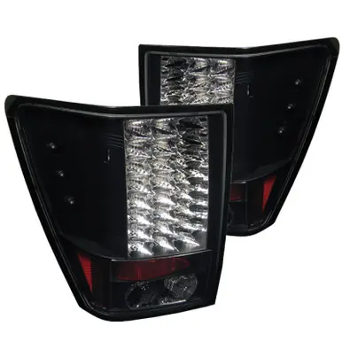 Spyder Jeep Grand Cherokee 05-06 LED Tail Lights Black ALT-YD-JGC05-LED-BK - 5005526 Budget