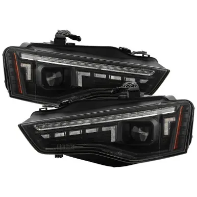 Price Drop Spyder 13-17 Audi A5 HID Model Only High-Power Headlight - Black (PRO-YD-AA513HIDAP-SEQGR-BK) - 5089038