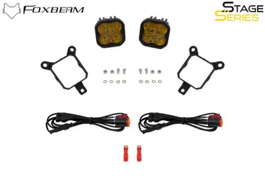 Worldwide Shipping Diode Dynamics SS3 Max Type YS ABL White Fog Light Kit - DD8035