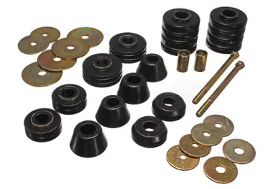 Energy Suspension 67-72 GM 3/4 Ton C-20/C2500 / 1 Ton C-30/C3500 2WD Black Body(cab) Mount Set - 3.4107G While Supplies Last