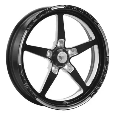 Flash Sale Weld Alumastar 1-Piece 17x4.5 / 5x4.5 BP / 2.25in. BS Black Wheel - Non-Beadlock - 88B-1704204