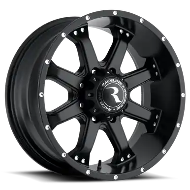 Flash Sale Raceline 991B Assault 20x9in / 8x165.1 BP / -12mm Offset / 125.2mm Bore - Satin Black Wheel - 991B-29080-12