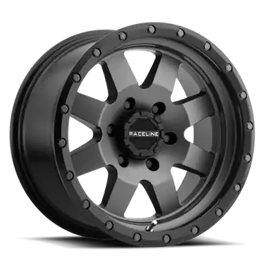 Raceline 935G Defender 20x9in / 6x135 BP / 0mm Offset / 94mm Bore - Gunmetal Wheel - 935G-29065-00 Best Seller