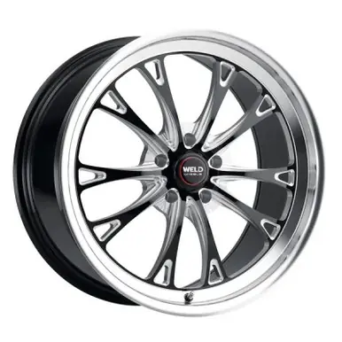 Clearance Weld Belmont Beadlock 15x10 / 5x114.3 BP / ET25 BS 6.48 DIA 78.1 Gloss Black MIL - S157B0067P25